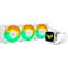 système de refroidissement liquide ASUS TUF Gaming LC III 360 ARGB White - 90RC0192-B0EAY0 - photo 4