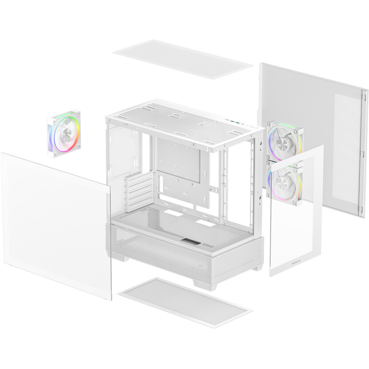 boîtier DeepCool CG380 3F White - R-CG380-WHAGM3-G - photo 9