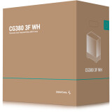 boîtier DeepCool CG380 3F White (R-CG380-WHAGM3-G)