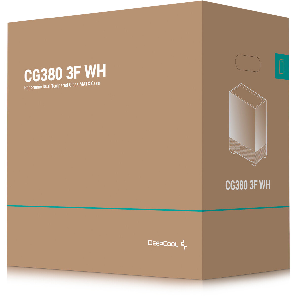 boîtier DeepCool CG380 3F White - R-CG380-WHAGM3-G - photo 10
