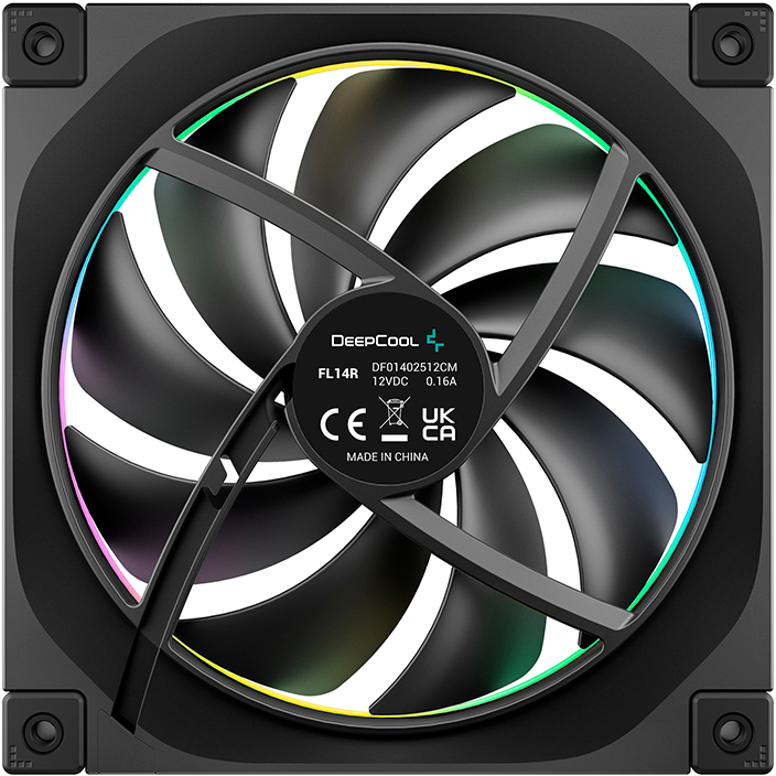 Ventilateur pour boîtier DeepCool FL14R (3 pcs) - R-FL14R-BKAPN3-G - photo 4