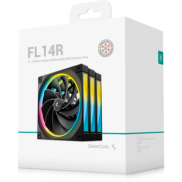 Ventilateur pour boîtier DeepCool FL14R (3 pcs) - R-FL14R-BKAPN3-G - photo 7