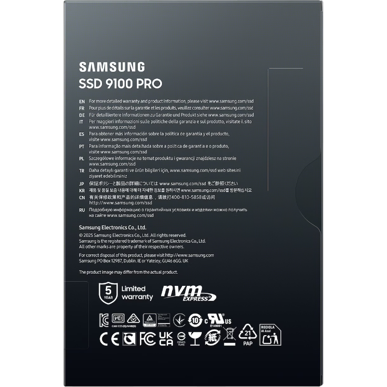 stockage SSD 8TB Samsung 9100 PRO (MZ-VAP8T0BW) - photo 7