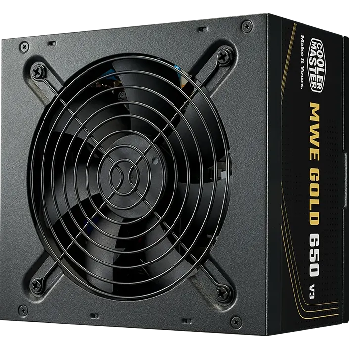 alimentation électrique 650W Cooler Master MWE Gold V3 (MPE-6502-ACAAG-3BEU)