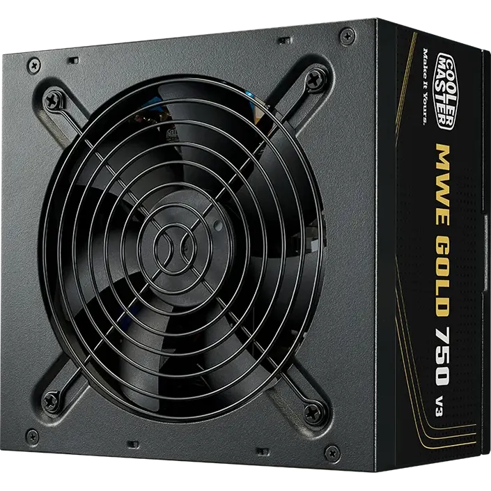 Alimentation électrique 750W Cooler Master MWE Gold V3 (MPE-7506-ACAG-BEU)