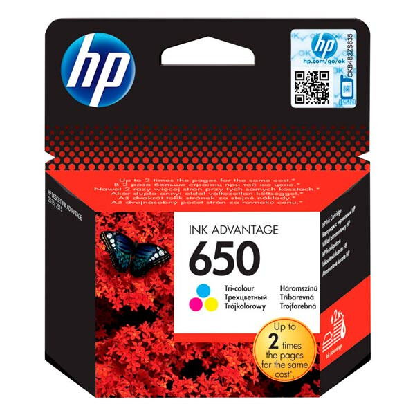 cartouche HP CZ102AE (№650) Color - CZ102AE/CZ102AK