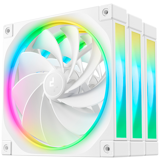 Ventilateur pour boîtier DeepCool FL14R WH (3 pcs) - R-FL14R-WHAPN3-G