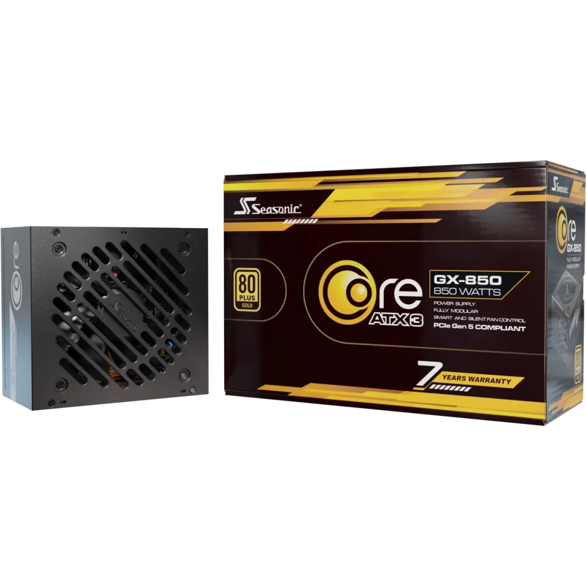 alimentation électrique 850W Seasonic Core GX-850 ATX 3.1 Black - SRP-CGX851-A5A32SF - photo 10