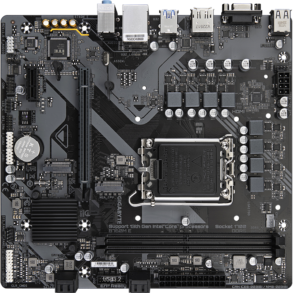 Carte mère Gigabyte B760M E - photo 3