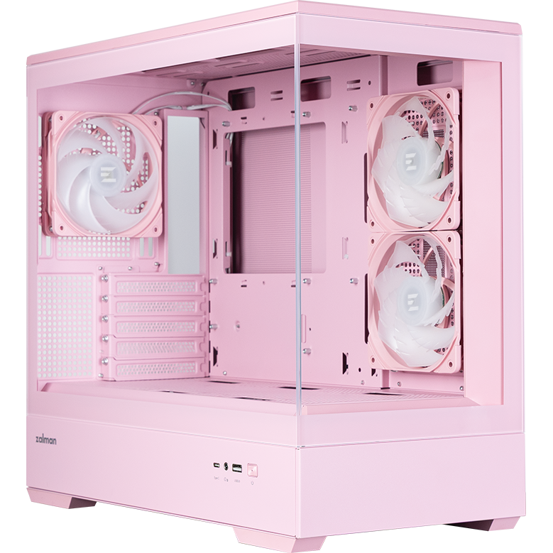 Boîtier Zalman P30 V2 Pink - P30 Pink V2 - photo 2