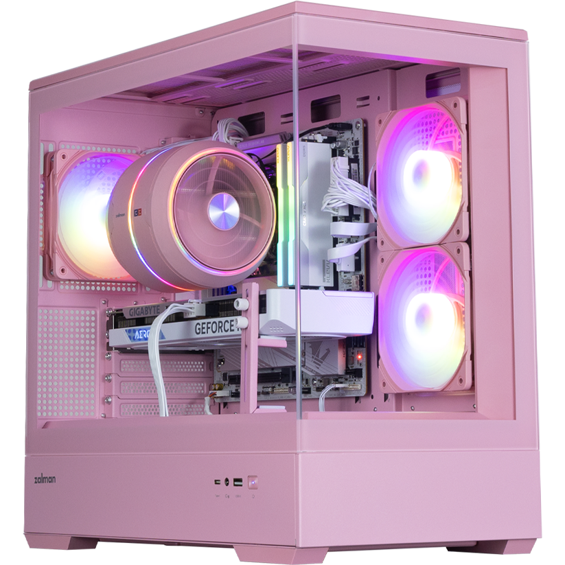 Boîtier Zalman P30 V2 Pink - P30 Pink V2 - photo 7