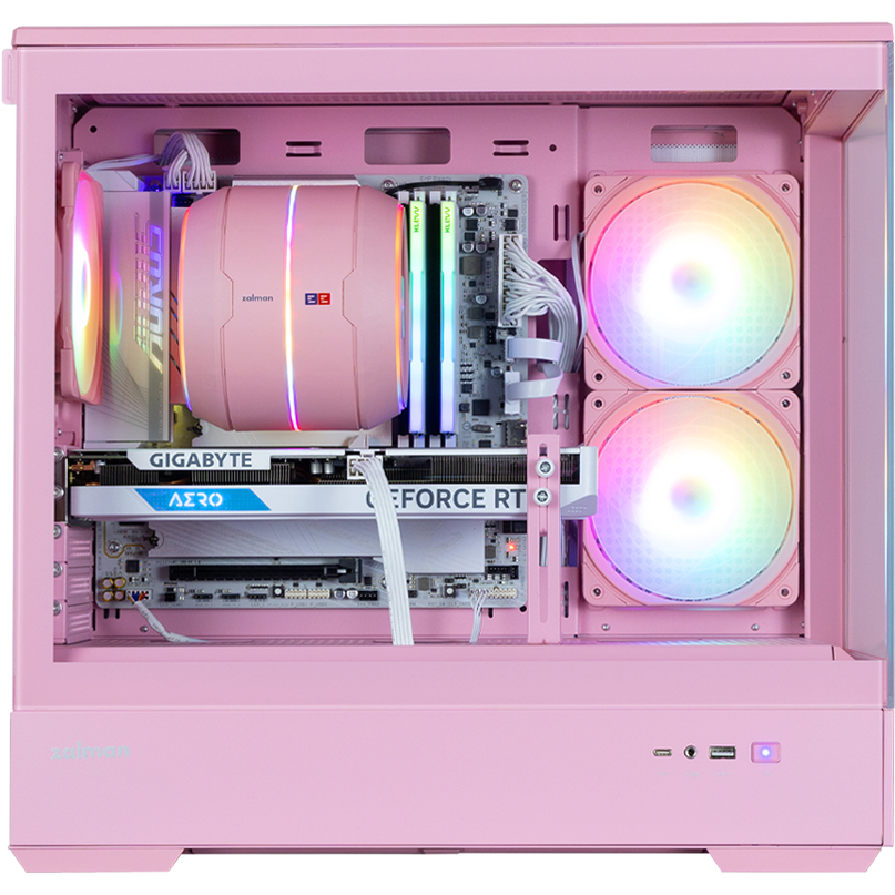 Boîtier Zalman P30 V2 Pink - P30 Pink V2 - photo 8
