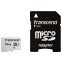 Atmiņas kartes 16Gb MicroSD Transcend + SD adapter (TS16GUSD300S-A)