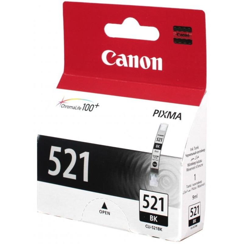 cartouche d encre Canon CLI-521 Black - 2933B004/2933B001