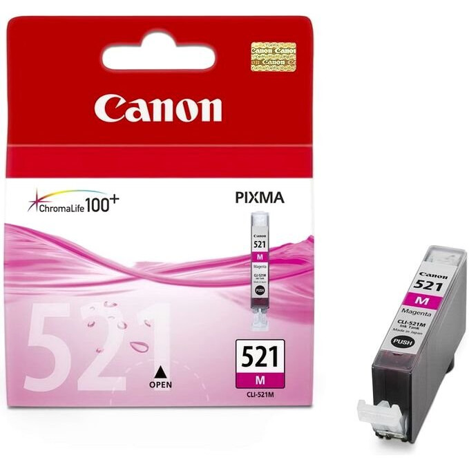 cartouche dencre Canon CLI-521 Magenta - 2935B004/2935B001