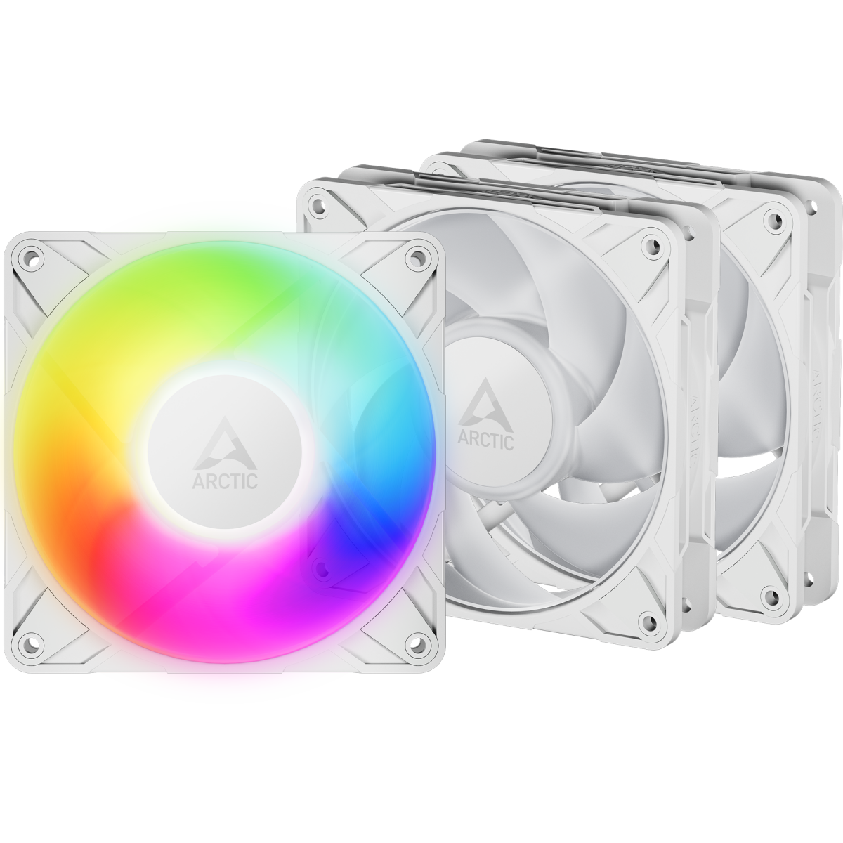 Ventilateur pour boîtier Arctic P12 Pro A-RGB White (3 pcs) - ACFAN00326A