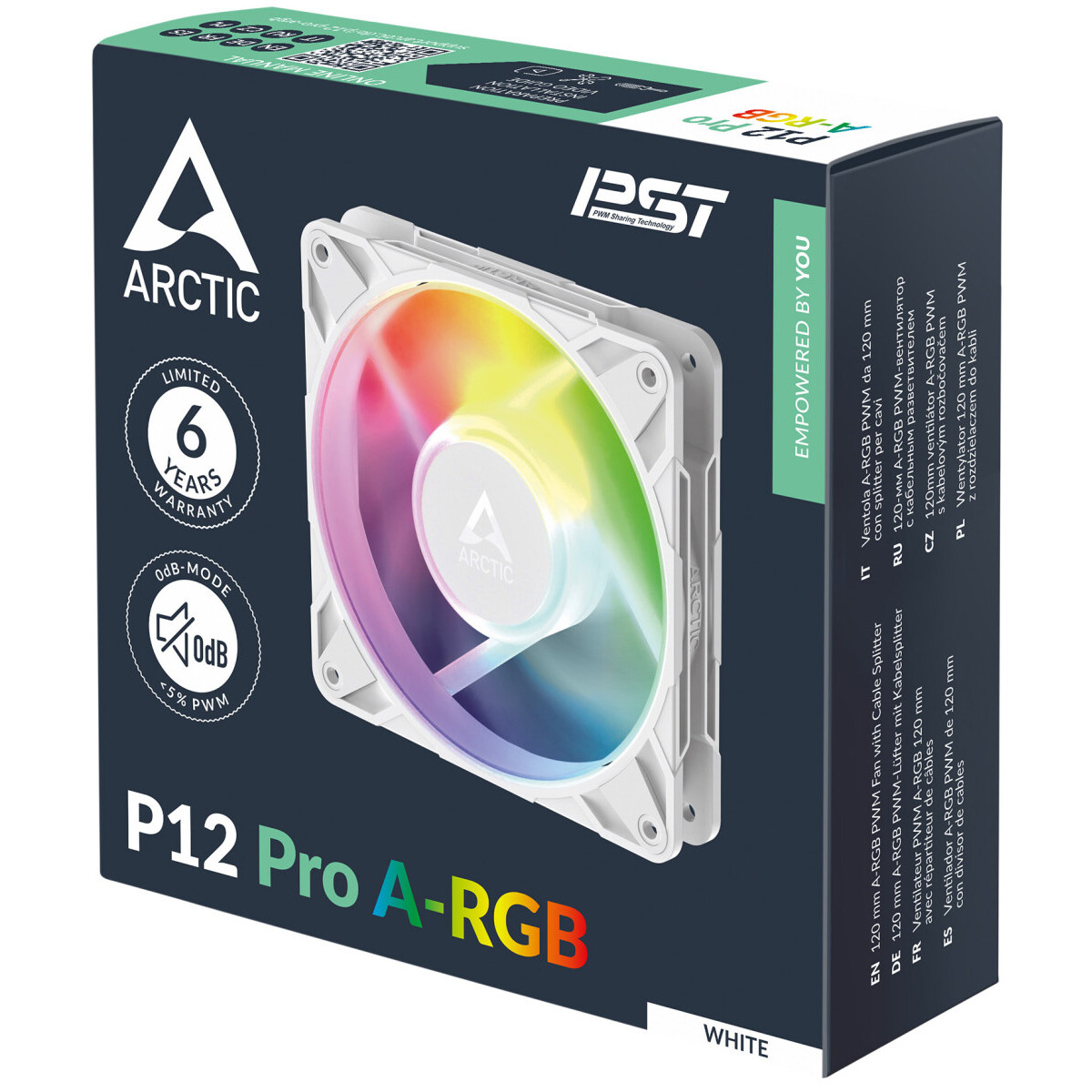 ventilateur pour boîtier Arctic P12 Pro A-RGB White - ACFAN00311A - photo 8