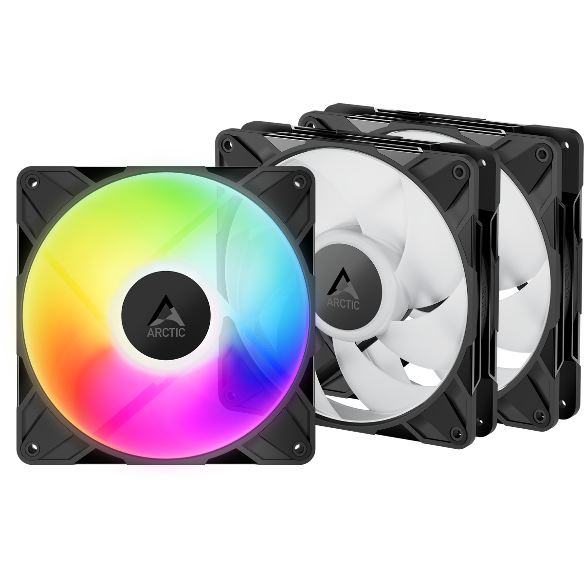 Ventilateur pour boîtier Arctic P14 Pro A-RGB Black (3 pcs) - ACFAN00320A