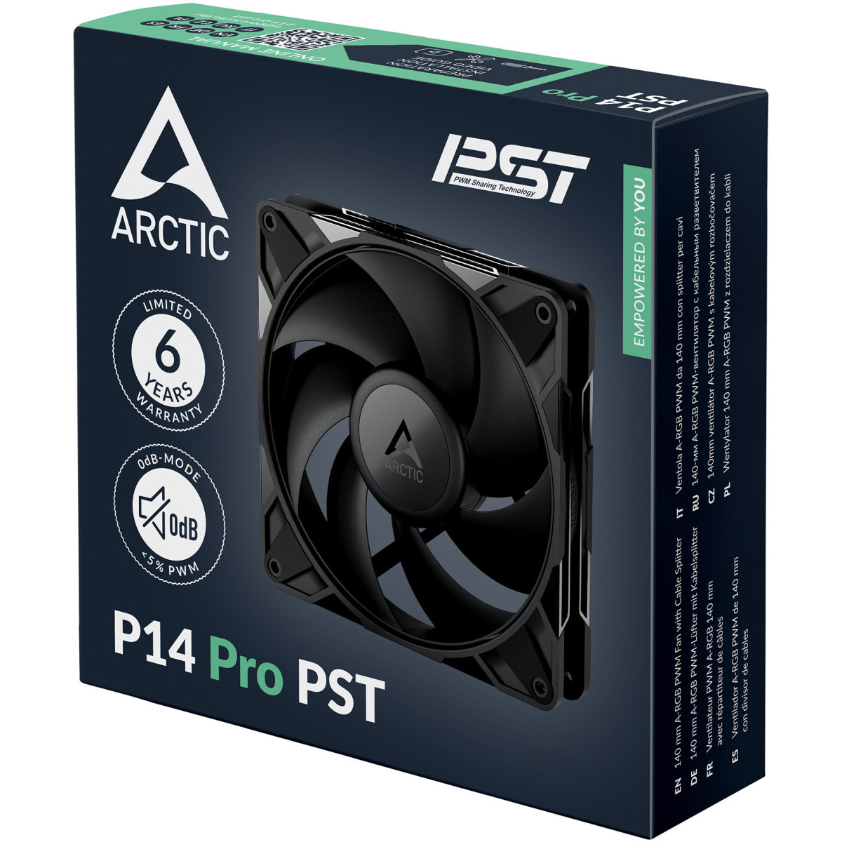 Ventilateur pour boîtier Arctic P14 Pro PST Black - ACFAN00314A - photo 6