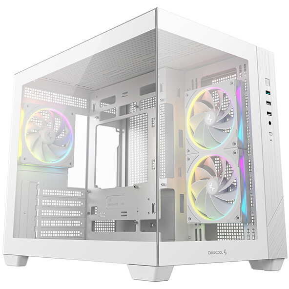 Boîtier DeepCool CG330 3F White - R-CG330-WHNGM3-G
