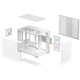 Boîtier DeepCool CG330 3F White (R-CG330-WHNGM3-G)