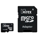 Atmiņas kartes 8Gb MicroSD Mirex + SD adapter (13613-AD10SD08)
