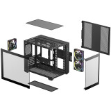 Boîtier DeepCool CG330 3F Black (R-CG330-BKNGM3-G)