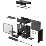 Boîtier DeepCool CL660 Black (R-CL660-BKNNA0-G-1)