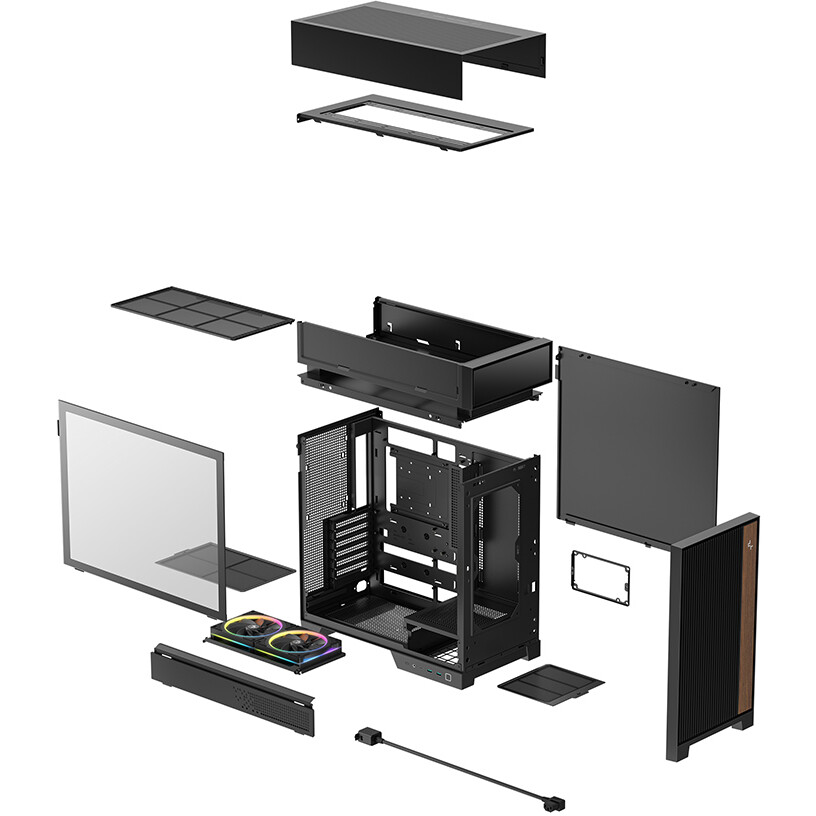 Boîtier DeepCool CL660 Black - R-CL660-BKNNA0-G-1 - photo 10