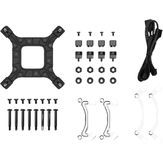 Système de refroidissement liquide DeepCool LE360 V2 ZERO DARK - R-LE360ZERO-BKLNMD-G-1 - photo 4