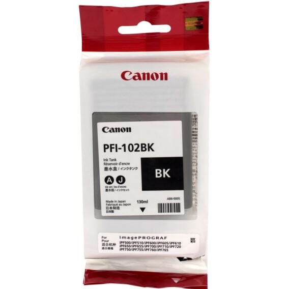 cartouche Canon PFI-102 Black - 0895B001