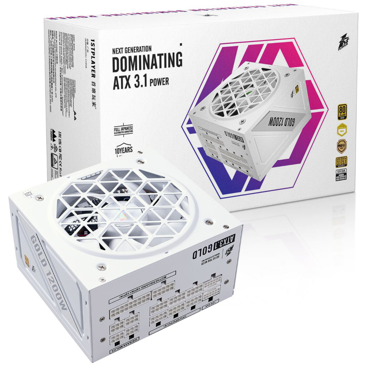Bloc dalimentation 1200W 1STPLAYER NGDP HA-1200BA4 White - HA-1200BA4-WH - photo 7