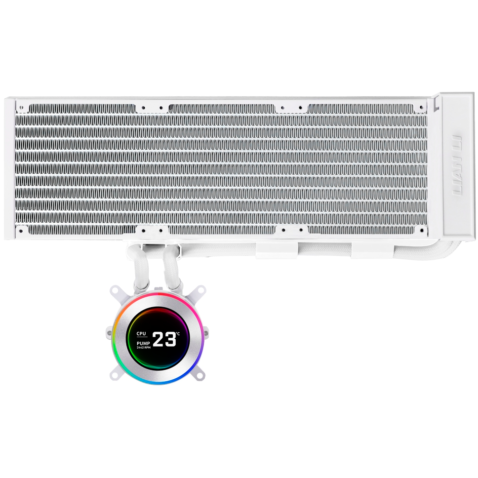système de refroidissement liquide Lian Li HydroShift II LCD-C 360N White - G89.GHS2LCD36W.R0