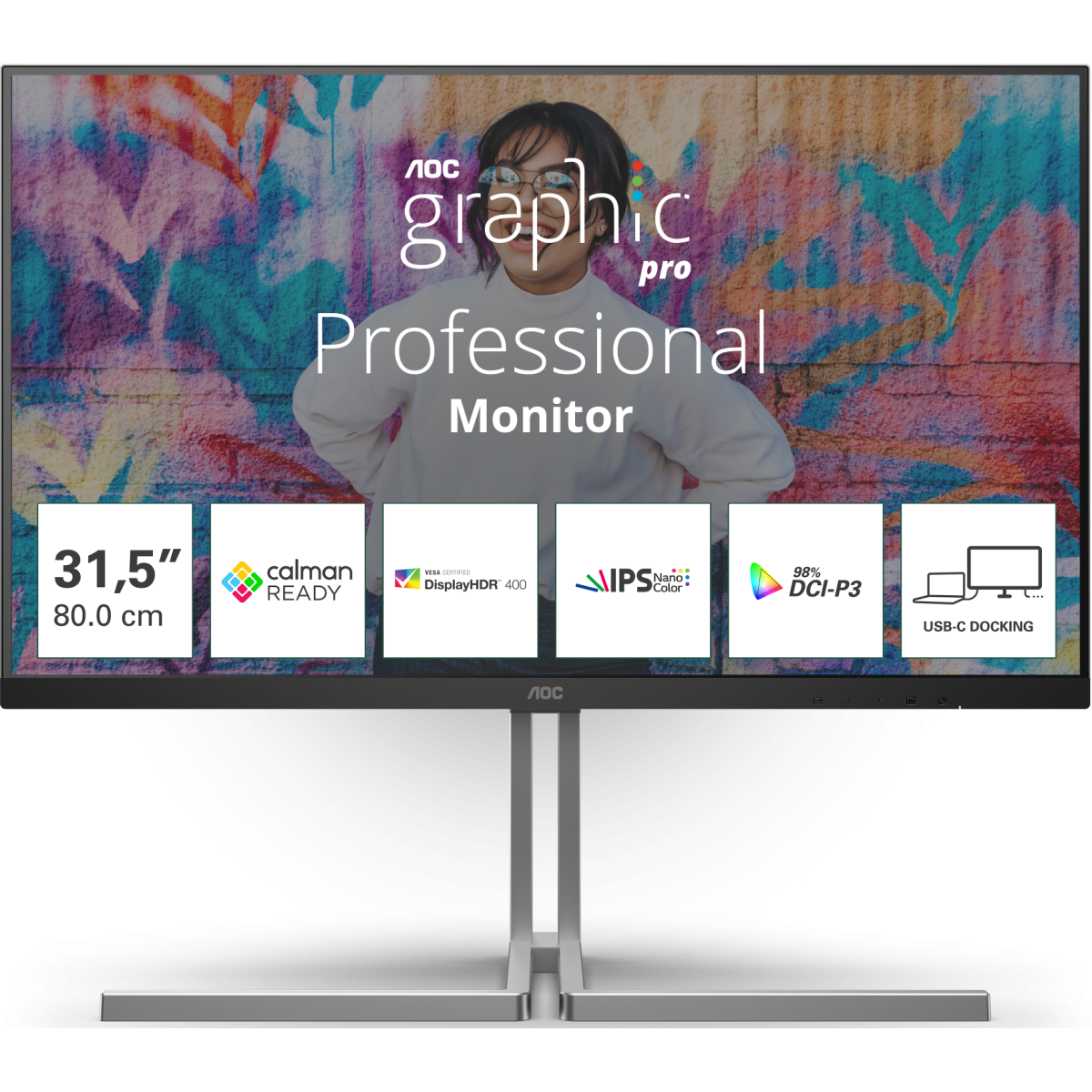 Écran AOC 32" U32U3CV Graphic Pro
