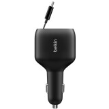 Chargeur de voiture pour ordinateur Belkin Retractable Car Charger 75W (CCC001hqBK)