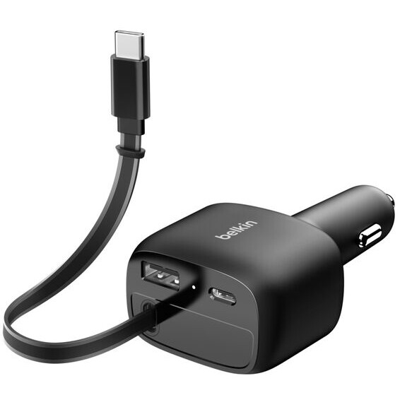 Chargeur de voiture pour ordinateur Belkin Retractable Car Charger 75W - CCC001hqBK - photo 5