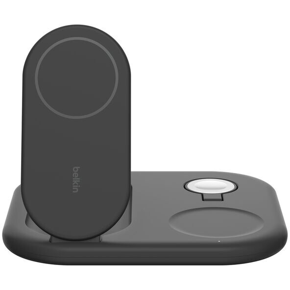 Chargeur sans fil Belkin 3-in-1 Magnetic Foldable Wireless Charger with Qi2 15W Black - WIZ029vfBK