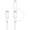 Câble USB Type-C - USB Type-C/Lightning, 1.5m, Belkin CAC003hq1.5MWH - photo 2