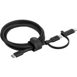 Câble USB Type-C - USB Type-C/Lightning, 1.5m, Belkin CAC003hq1.5MBK
