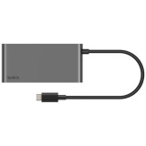 station daccueil pour ordinateur Belkin 5-Port USB-C Hub with Dual USB-C Ports Space Gray (AVC022hqSGY)