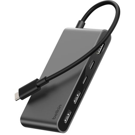 station daccueil pour ordinateur Belkin 5-Port USB-C Hub with Dual USB-C Ports Space Gray - AVC022hqSGY - photo 4
