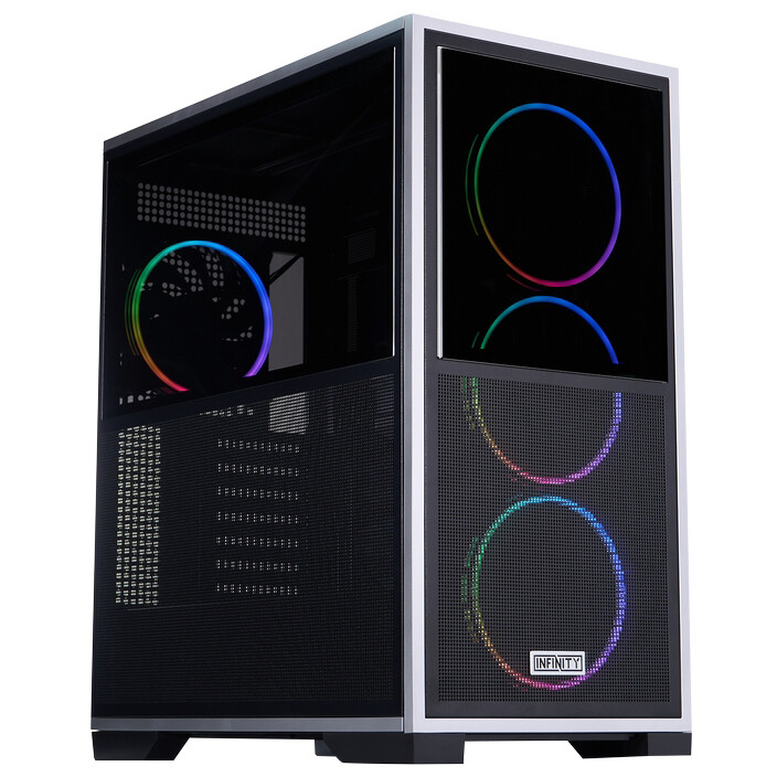 Boîtier 1STPLAYER IF8 ARGB Black - IF8-BK-4FO7-14