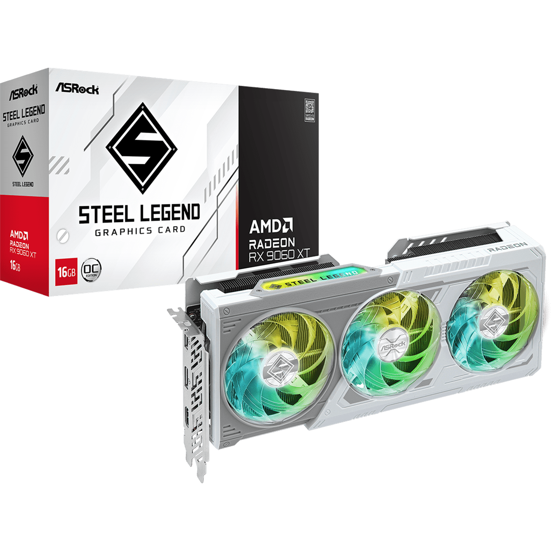 carte graphique AMD Radeon RX 9060 XT ASRock Steel Legend OC 16GB (RX9060XT SL 16GO) - photo 5