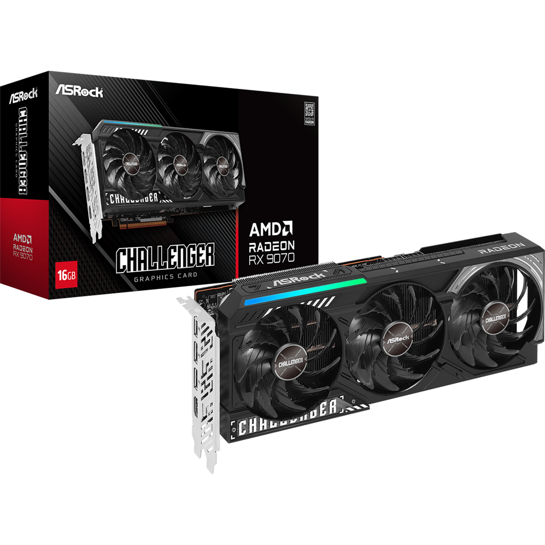 Carte graphique AMD Radeon RX 9070 ASRock Challenger 16GB (RX9070 CL 16G) - photo 5