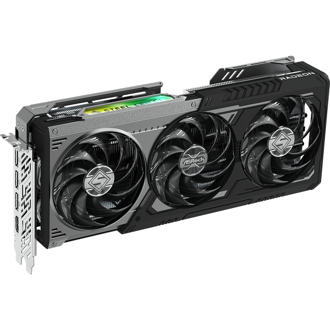 Carte graphique AMD Radeon RX 9070 XT ASRock Steel Legend Dark 16GB (RX9070XT SLD 16G)