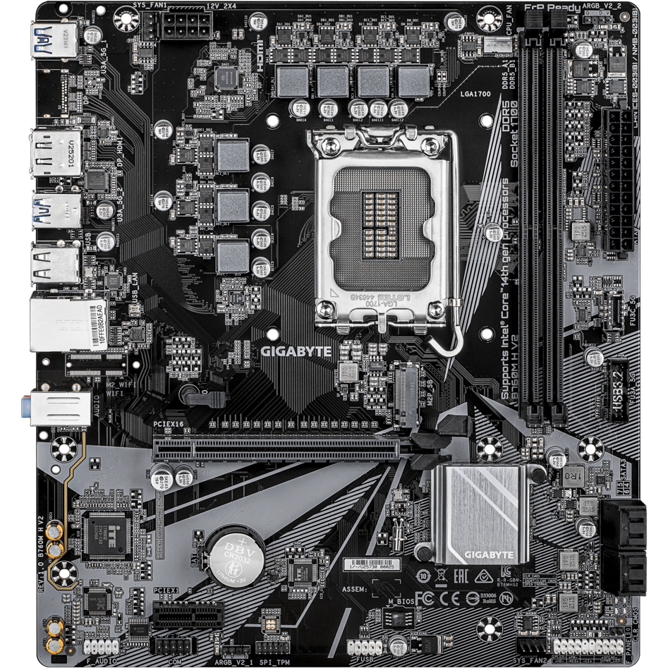 Carte mère Gigabyte B760M H V2
