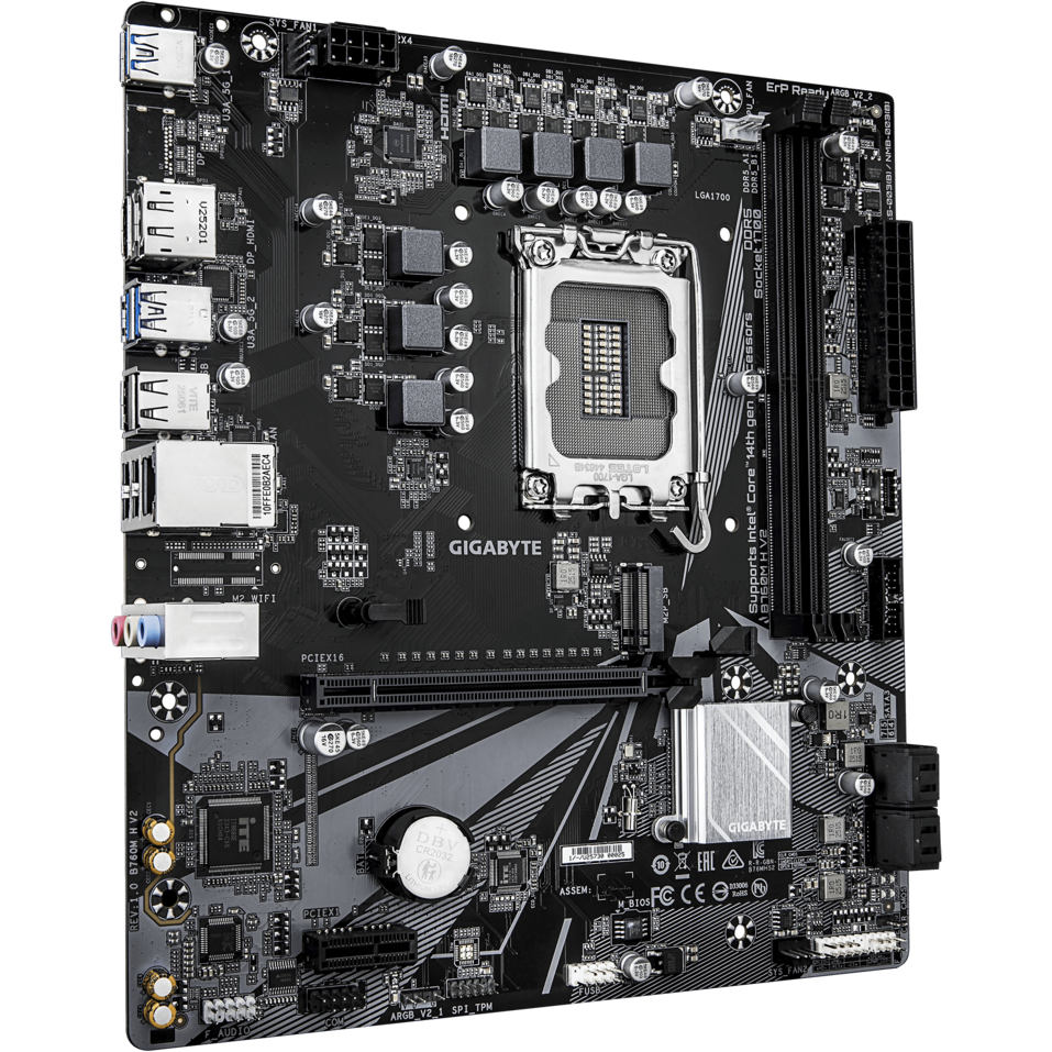 Carte mère Gigabyte B760M H V2 - photo 2