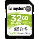 Atmiņas kartes 32Gb SD Kingston Canvas Select Plus  (SDS2/32GB)