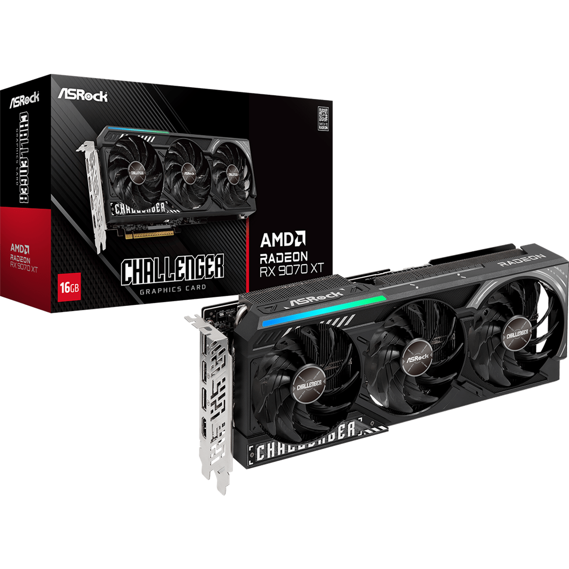 carte graphique AMD Radeon RX 9070 XT ASRock Challenger 16GB (RX9070XT CL 16G) - photo 6