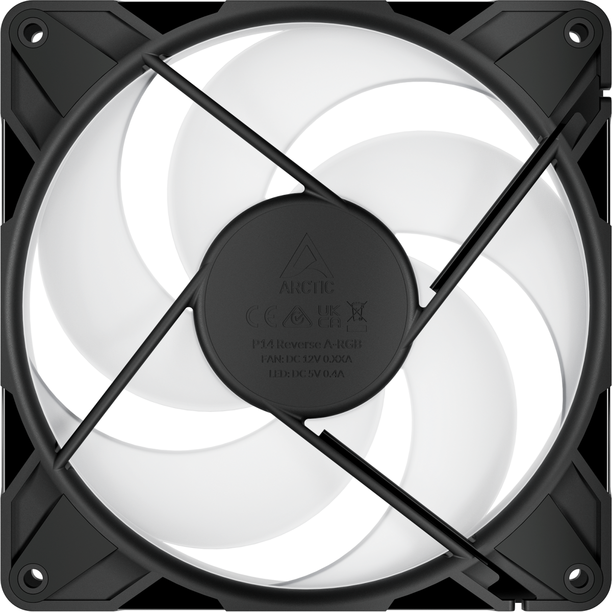 Ventilateur pour boîtier Arctic P14 Pro Reverse A-RGB Black - ACFAN00323A - photo 4